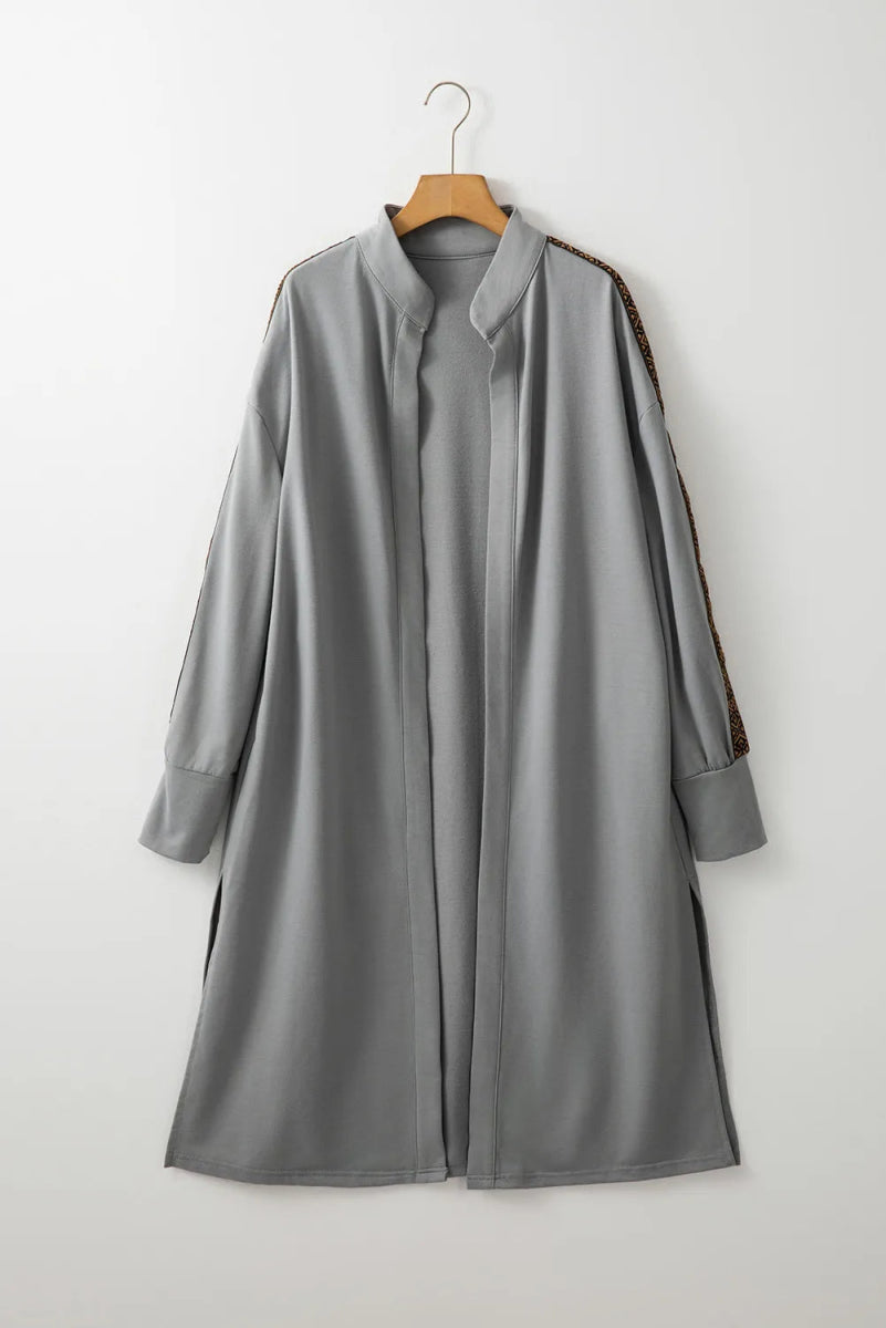 Open Front Long Sleeve Cover Up - S. M. & Co.