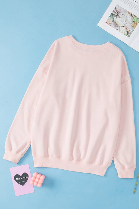 PARIS Round Neck Long Sleeve Sweatshirt - S. M. & Co.