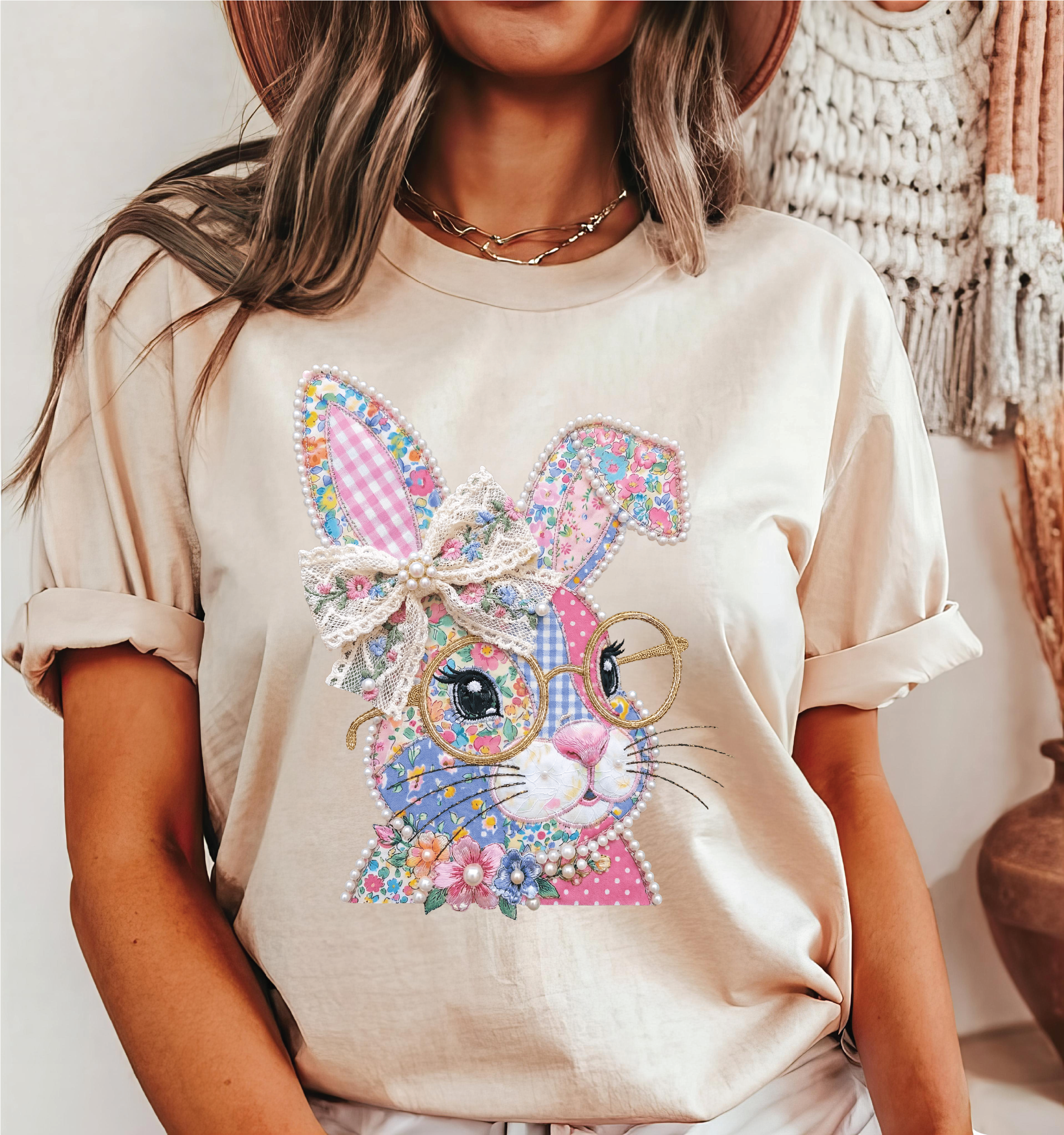 Patch Bunny - UNISEX GRAPHIC Tee