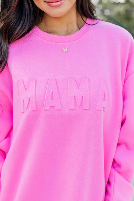 Pink MAMA Sweatshirt - S. M. & Co.