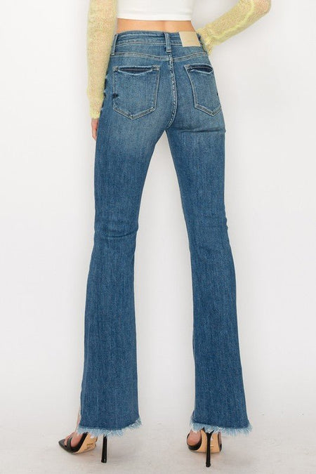 PLUS SIZE - HIGH RISE BOOT CUT - S. M. & Co.