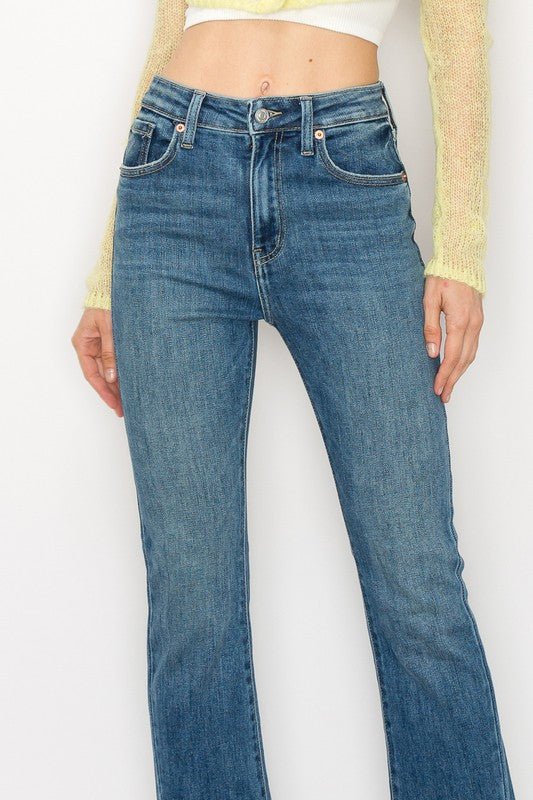 PLUS SIZE - HIGH RISE BOOT CUT - S. M. & Co.