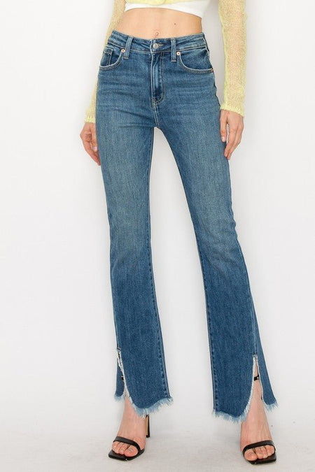 PLUS SIZE - HIGH RISE BOOT CUT - S. M. & Co.