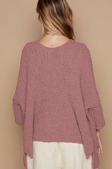 POL Open Front Sweater Cardigan with Pockets - S. M. & Co.