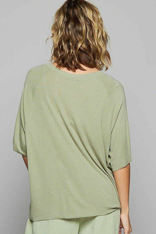 POL Round Neck Half Sleeve T-Shirt - S. M. & Co.