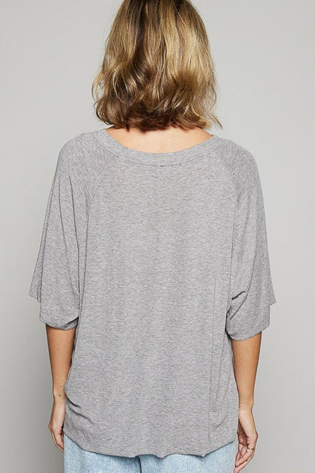 POL Round Neck Half Sleeve T-Shirt - S. M. & Co.