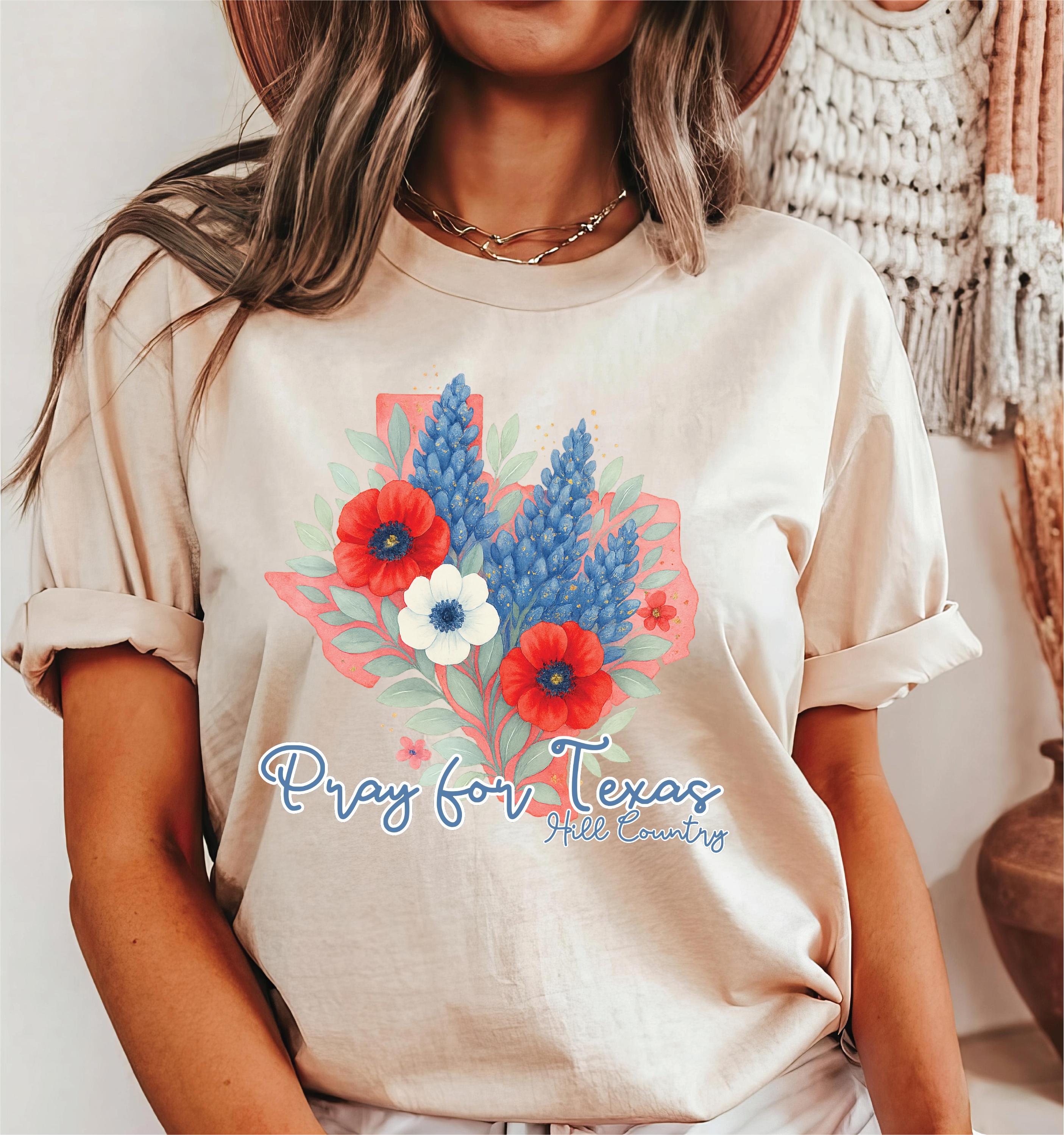 Pray For Texas Graphic T-shirt