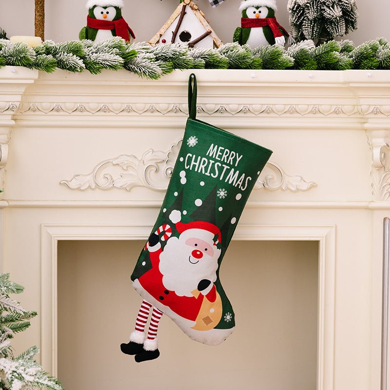 Printed Christmas Stocking Hanging Widget - S. M. & Co.