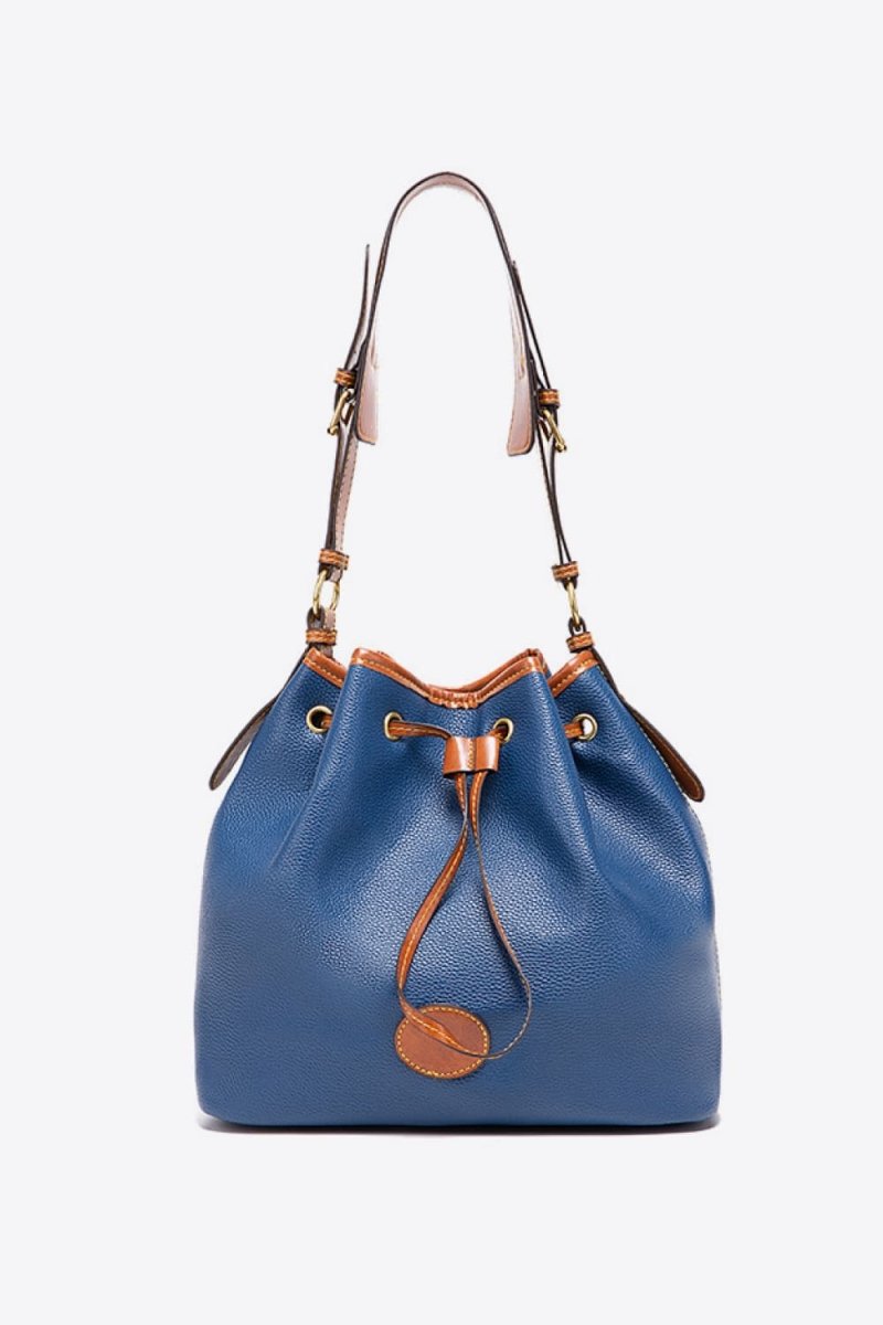 PU Drawstring Bucket Bag - S. M. & Co.