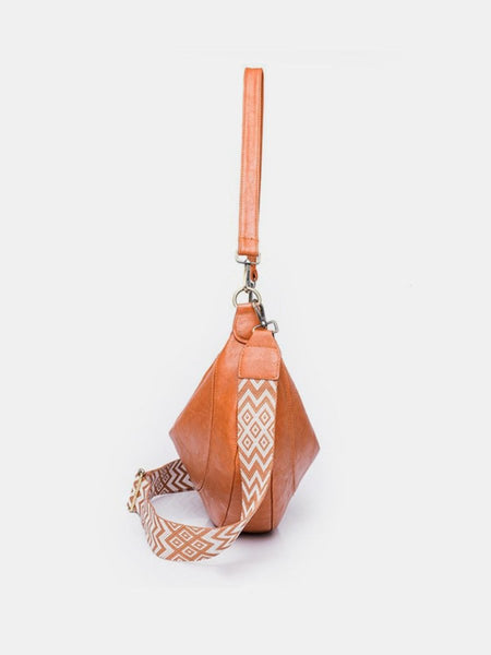 PU Leather Removable Strap Crossbody Bag - S. M. & Co.