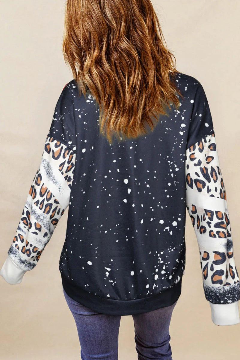 Pumpkin Graphic Long Sleeve Sweatshirt - S. M. & Co.