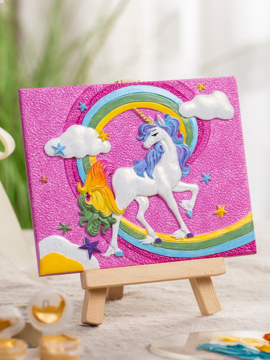 Relief Unicorn DIY 3D Oil Painting Kit - S. M. & Co.