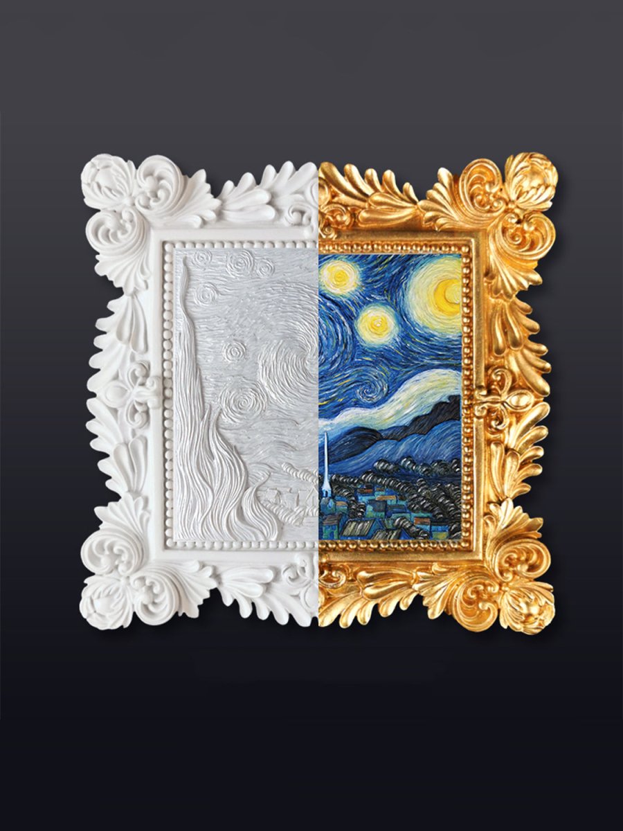 Relief Van Gogh's Starry Night DIY 3D Oil Painting Kit - S. M. & Co.