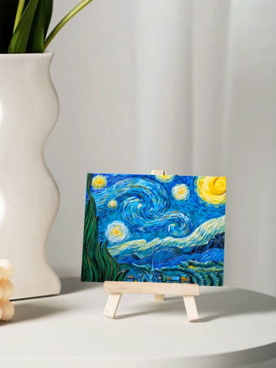 Relief Van Gogh's Starry Night DIY 3D Oil Painting Kit - S. M. & Co.