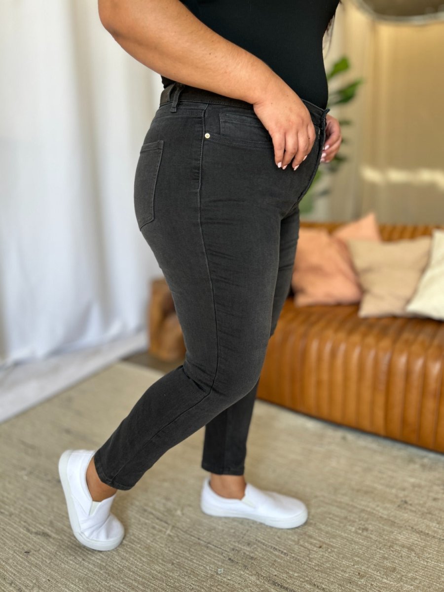 RFM Full Size High Rise Tummy Control Skinny Jeans - S. M. & Co.