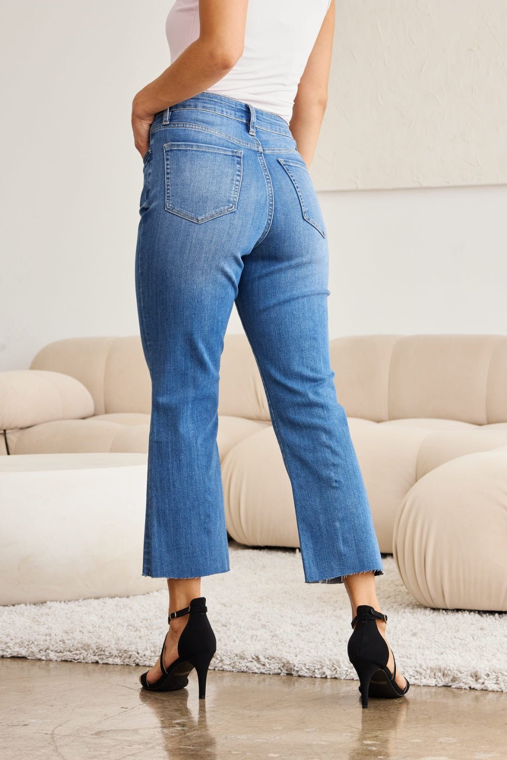 RFM Mini Mia Full Size Tummy Control High Waist Jeans - AnAs Market