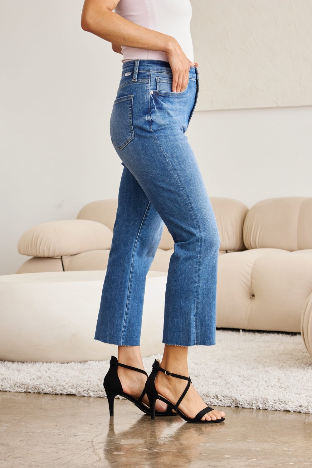 RFM Mini Mia Full Size Tummy Control High Waist Jeans - AnAs Market