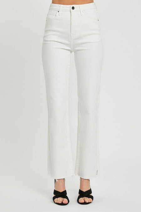 RISEN Full Size High Rise Tummy Control Straight Jeans - S. M. & Co.