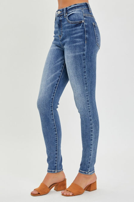 RISEN Full Size Mid Rise Ankle Skinny Jeans - AnAs Market