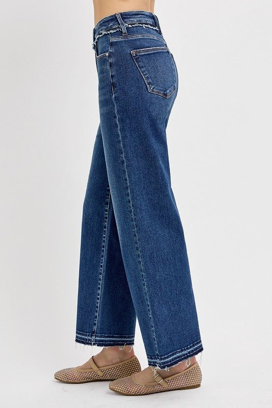 RISEN Full Size Tummy Control Bootcut Jeans Plus Size - S. M. & Co.