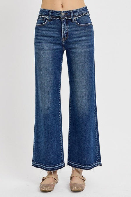 RISEN Full Size Tummy Control Bootcut Jeans Plus Size - S. M. & Co.