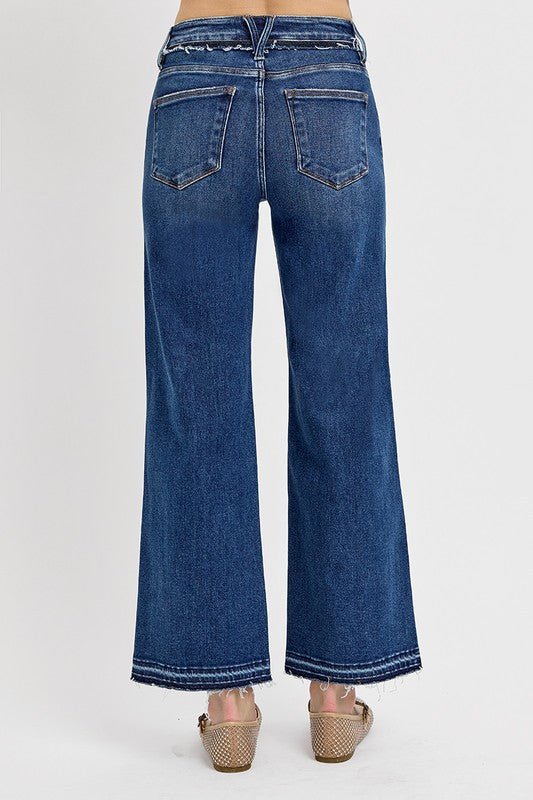 RISEN Full Size Tummy Control Bootcut Jeans Plus Size - S. M. & Co.