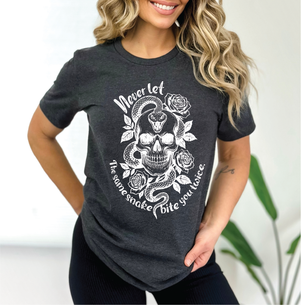 Never Let The Same Snake-  Graphic T-Shirt
