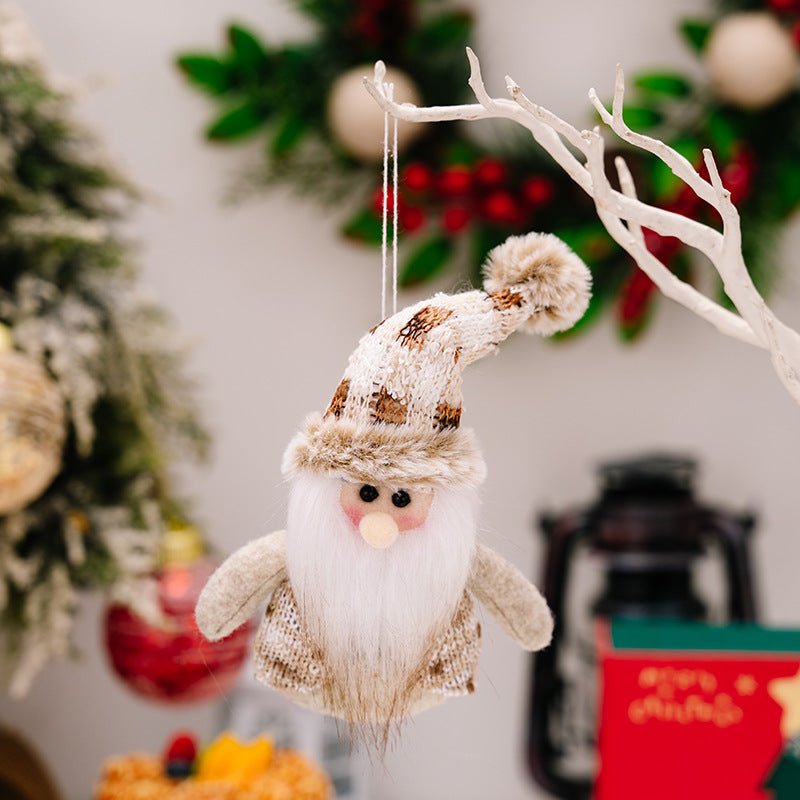 Santa Snowman Reindeer Hanging Ornament - S. M. & Co.