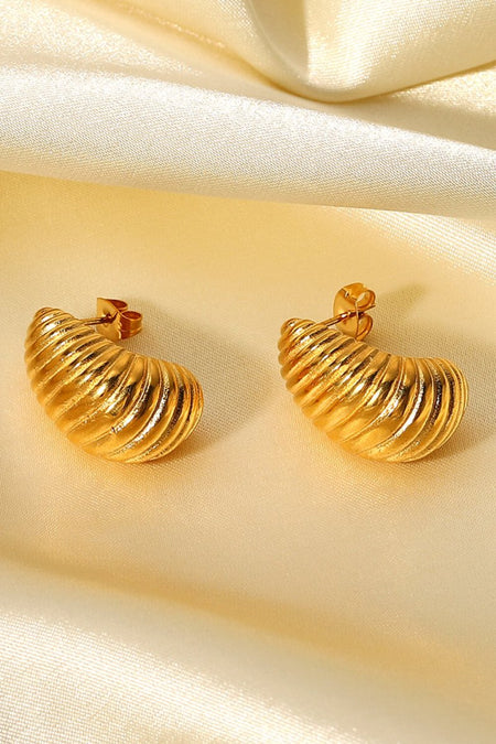 Shell Shore Spiral Stud Earrings - S. M. & Co.