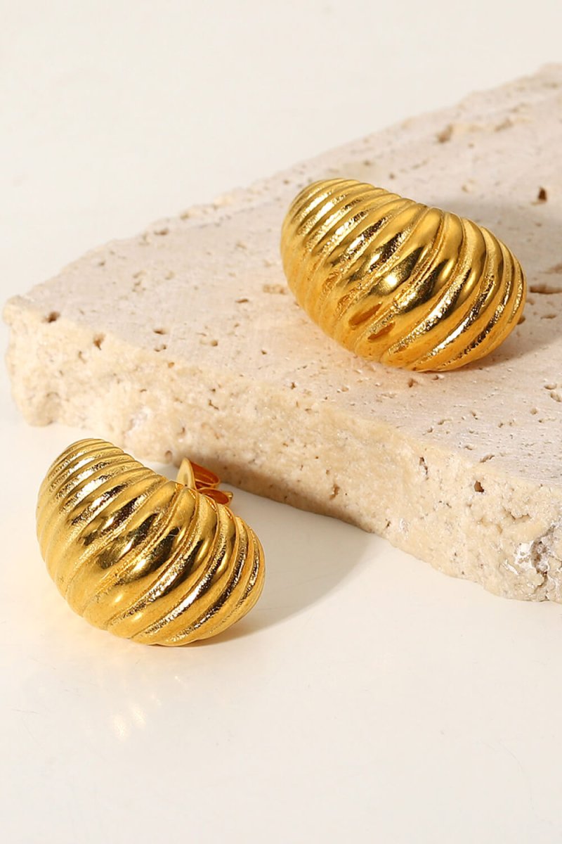 Shell Shore Spiral Stud Earrings - S. M. & Co.