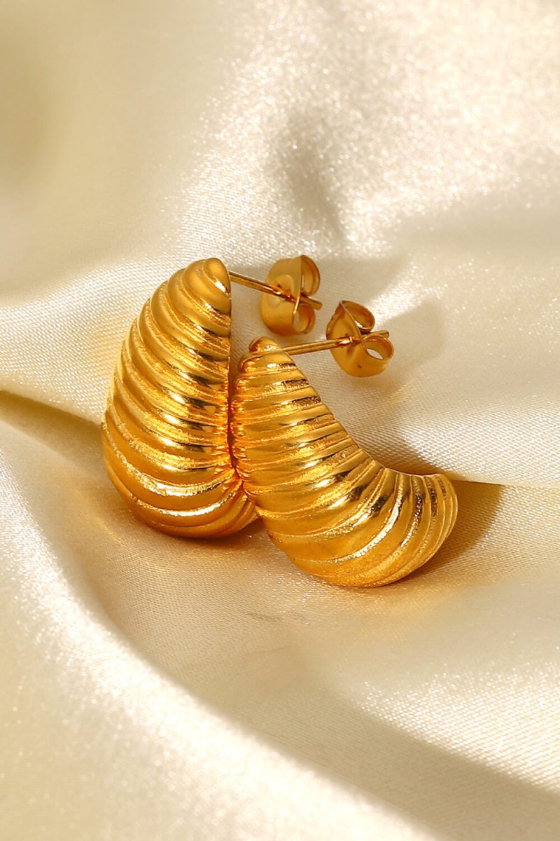 Shell Shore Spiral Stud Earrings - S. M. & Co.