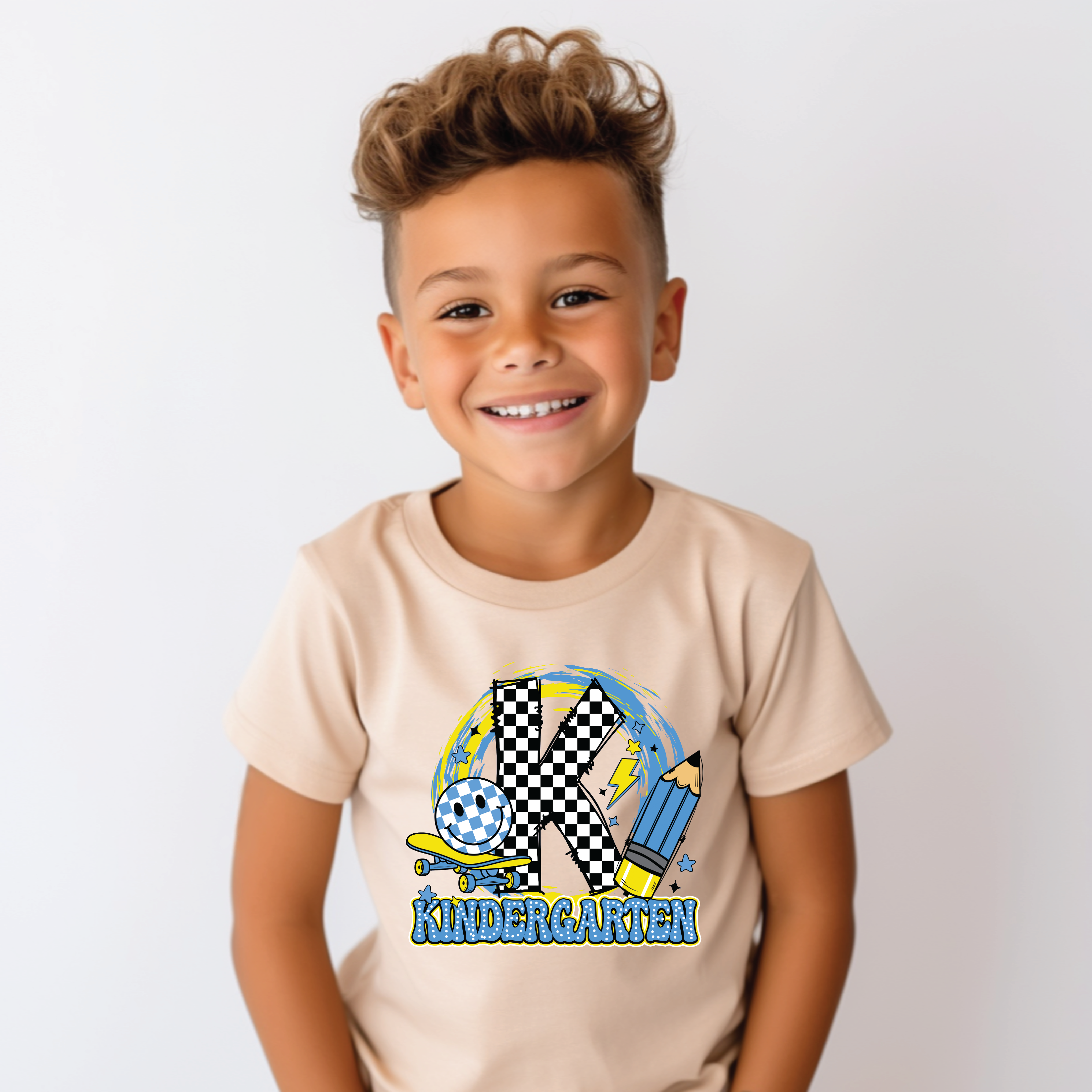 Boys Kindergarten Skateboard Graphic Tee
