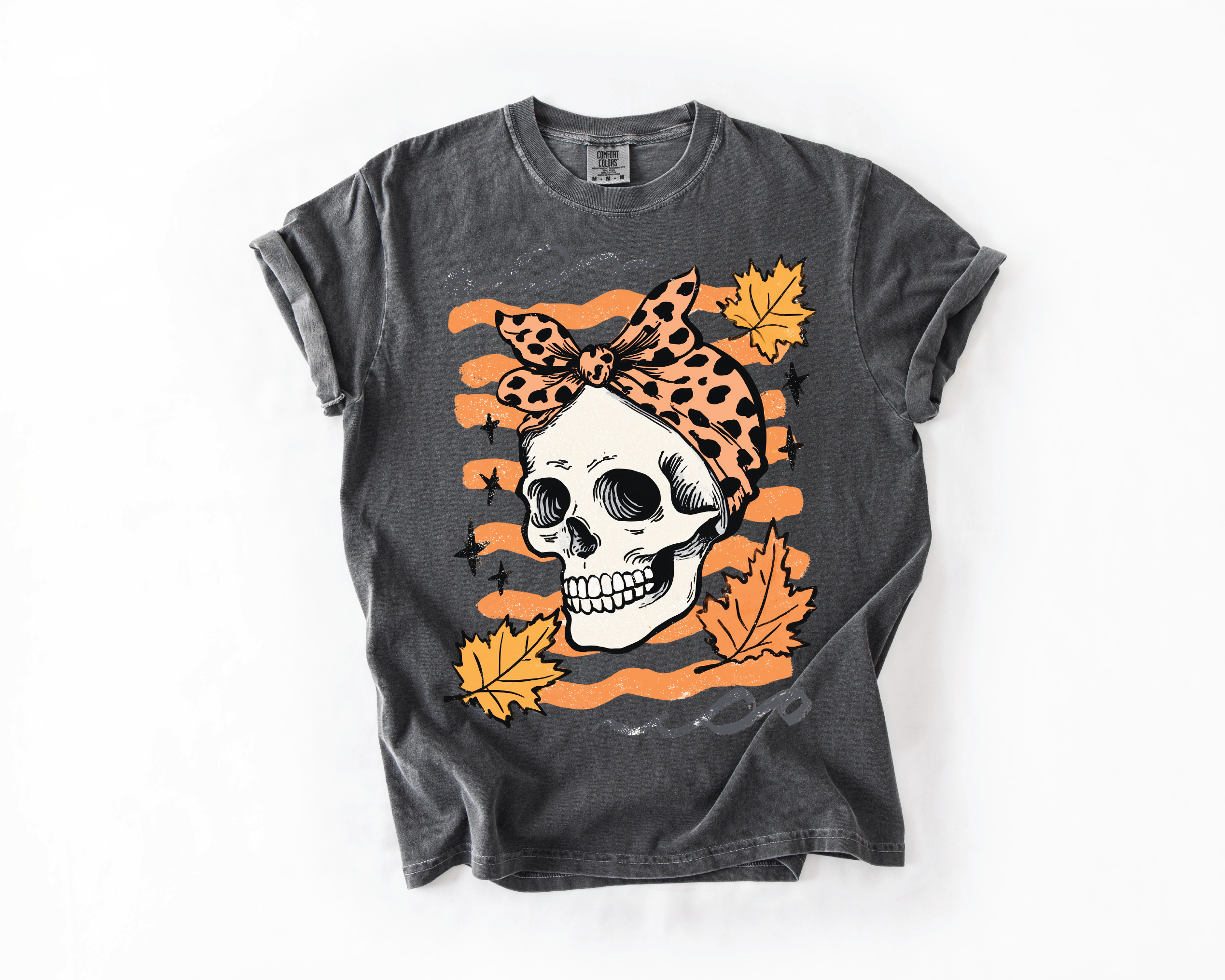 Fall Skeleton Graphic T-Shirt