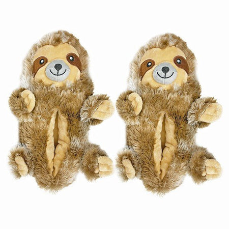 Sloth Hugs - Kids Fluffy House Slippers Shoes - S. M. & Co. Slippers