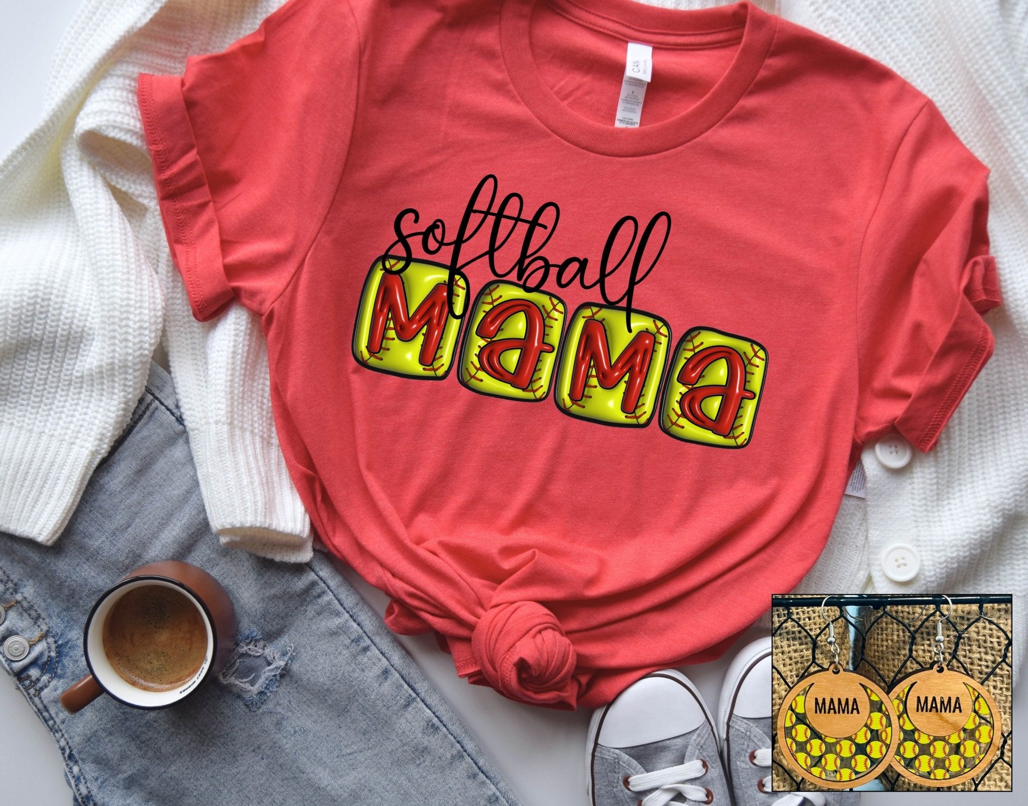 Softball Mama- Puff Look - S. M. & Co. Tops/Tops & Tees