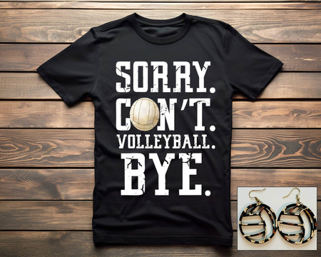 Sorry. Can't. Volleyball. - S. M. & Co.