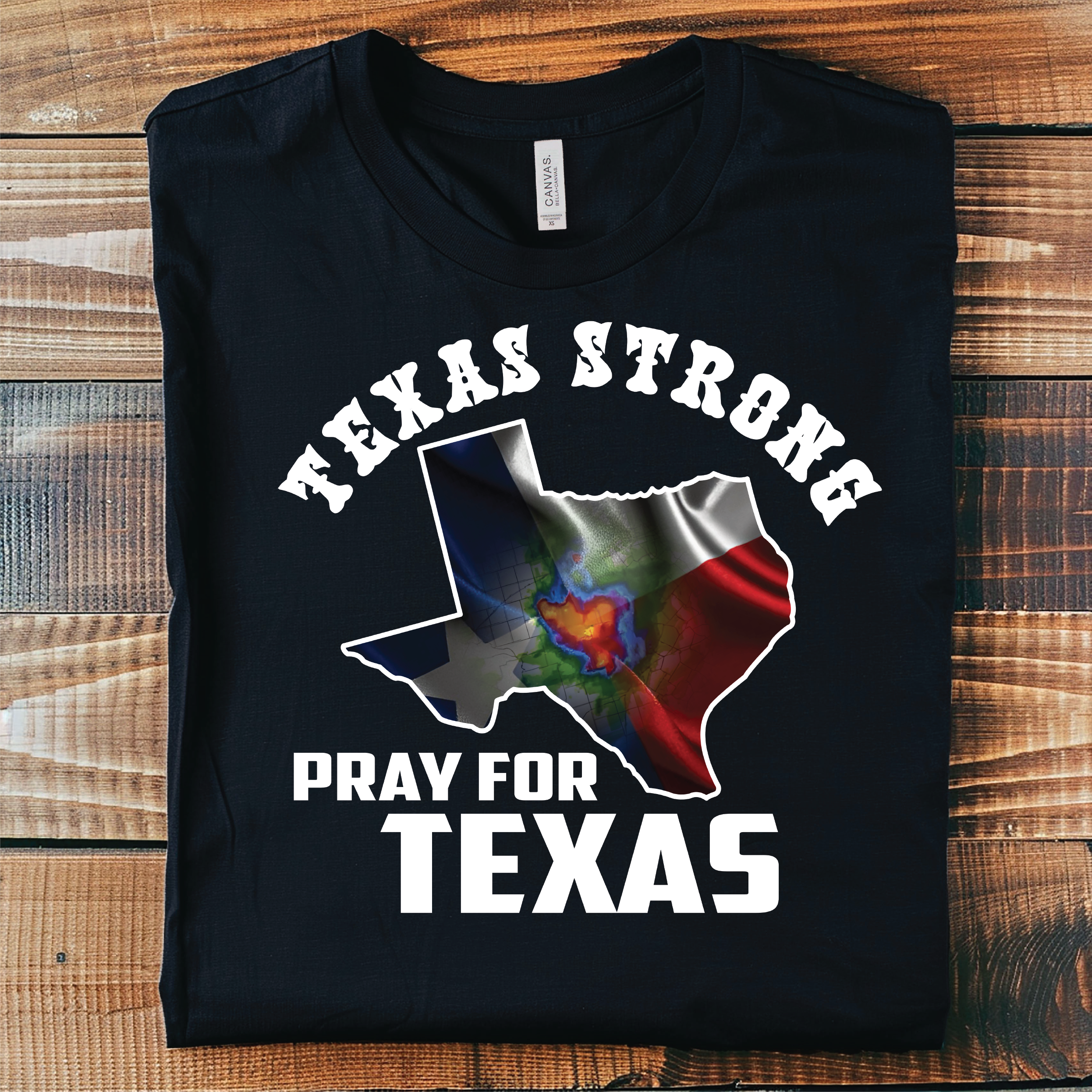 Texas Strong Pray for Texas Graphic Tee