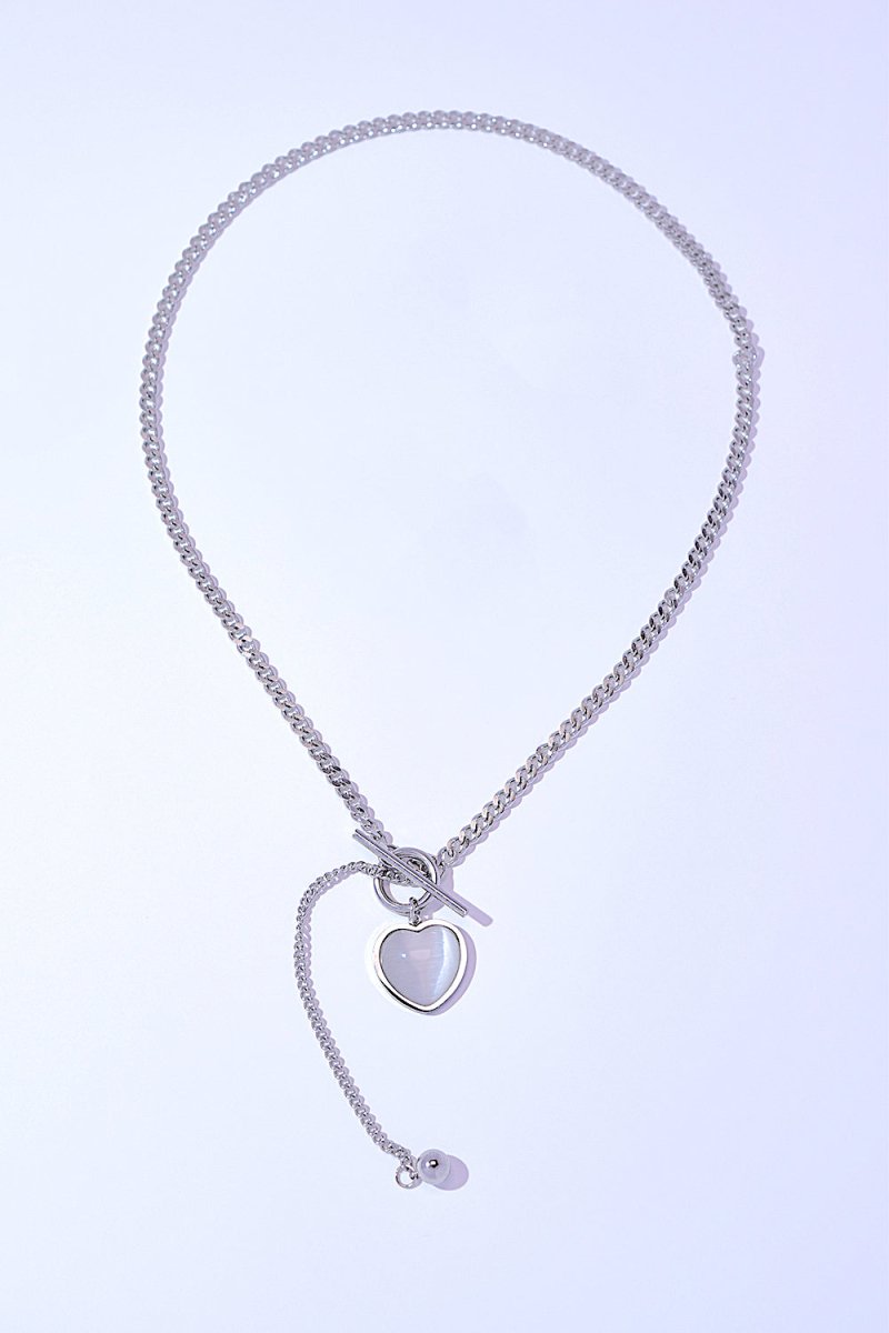 Titanium Steel Heart Necklace - S. M. & Co.