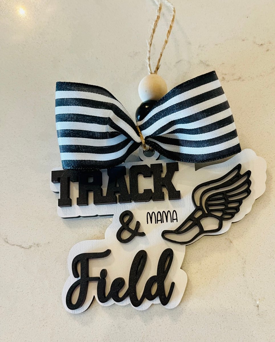 Track & Field Mama Bag Tag - S. M. & Co.