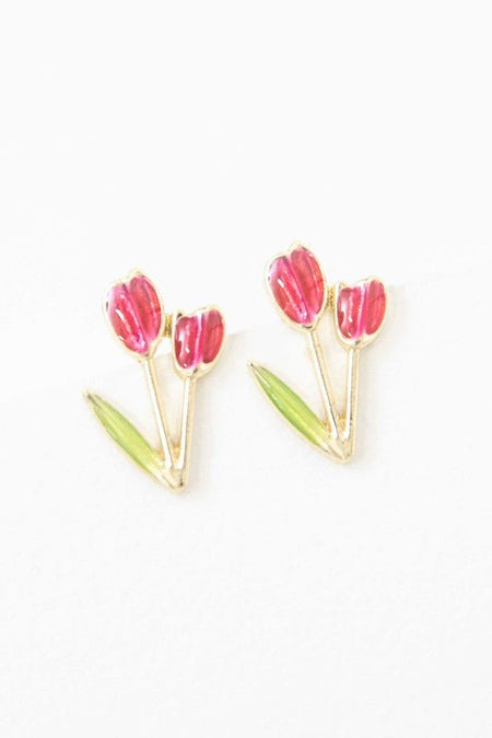 Tulip Post Earrings - S. M. & Co.