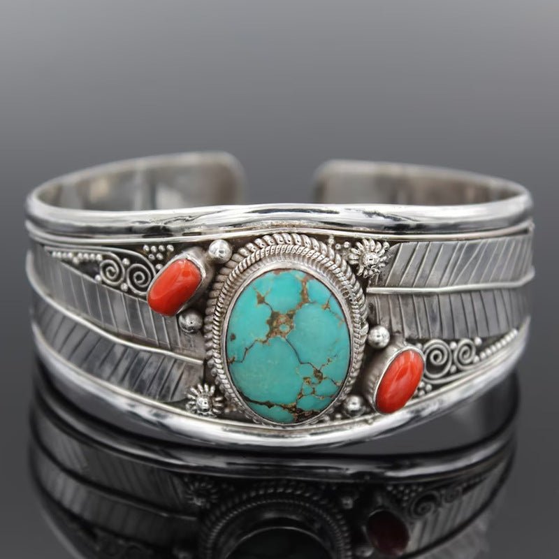 Turquoise Open Bracelet - AnAs Market