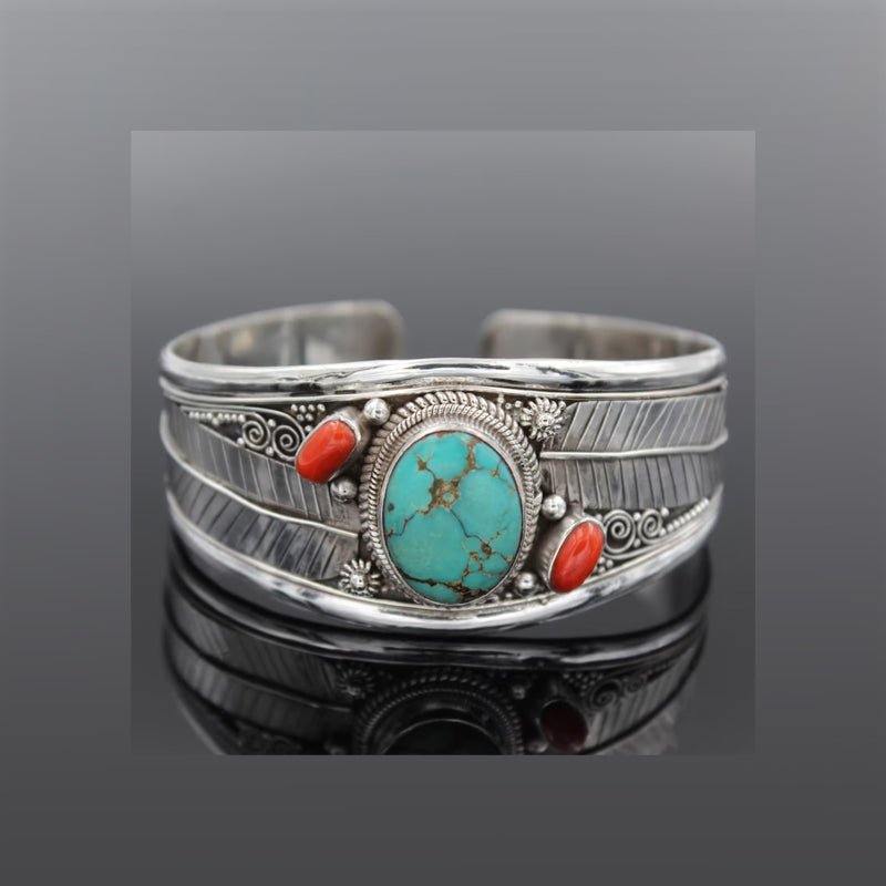 Turquoise Open Bracelet - AnAs Market