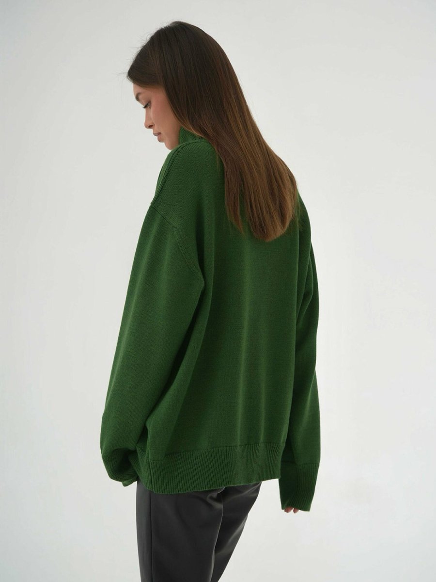 Turtleneck Long Sleeve Sweater - S. M. & Co.