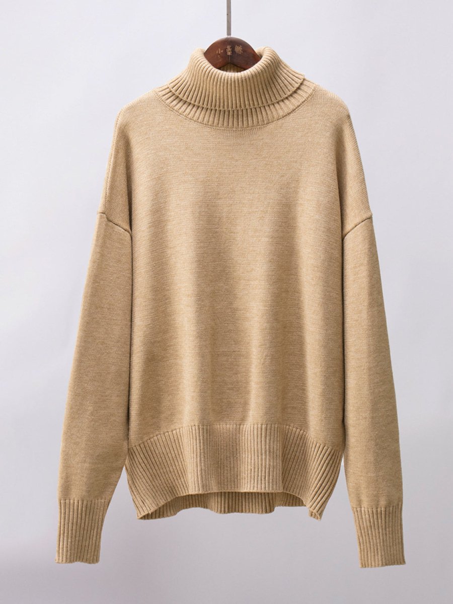 Turtleneck Long Sleeve Sweater - S. M. & Co.