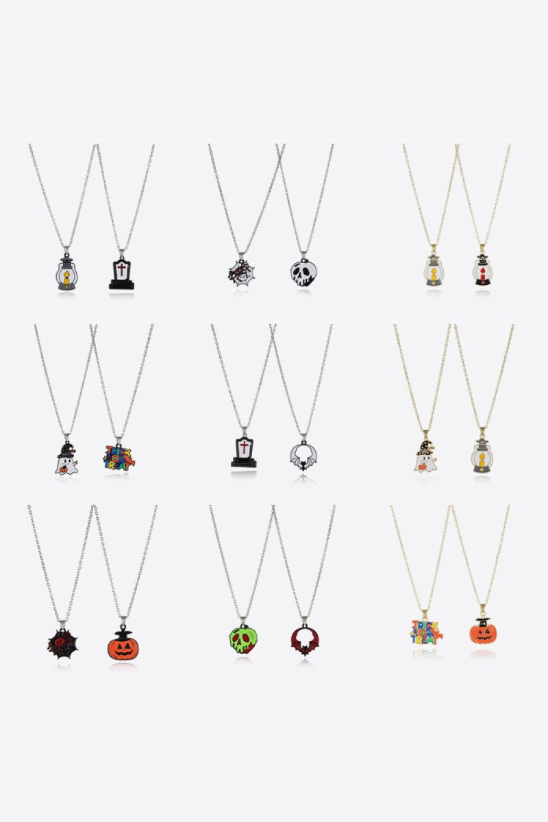 Two - Piece Halloween Theme Necklace Set - S. M. & Co.