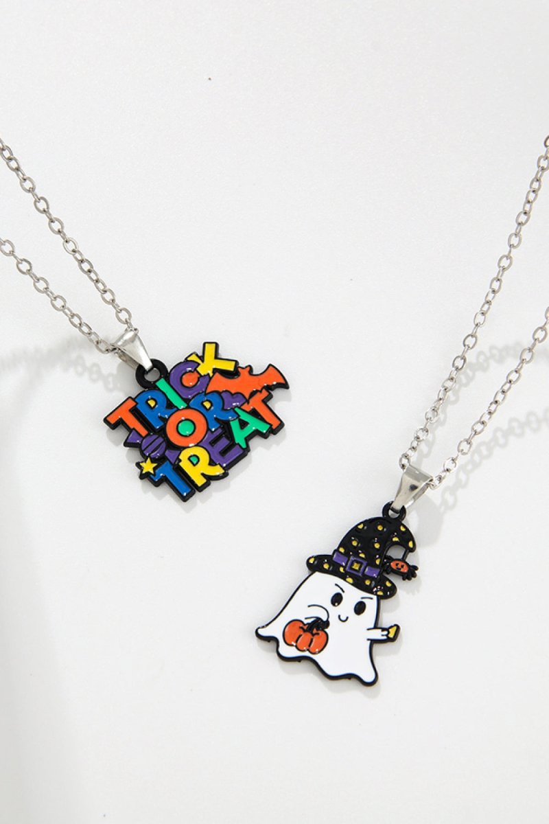 Two - Piece Halloween Theme Necklace Set - S. M. & Co.