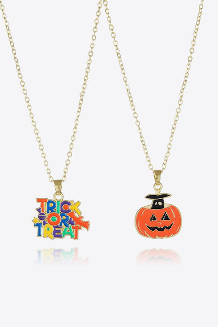 Two - Piece Halloween Theme Necklace Set - S. M. & Co.