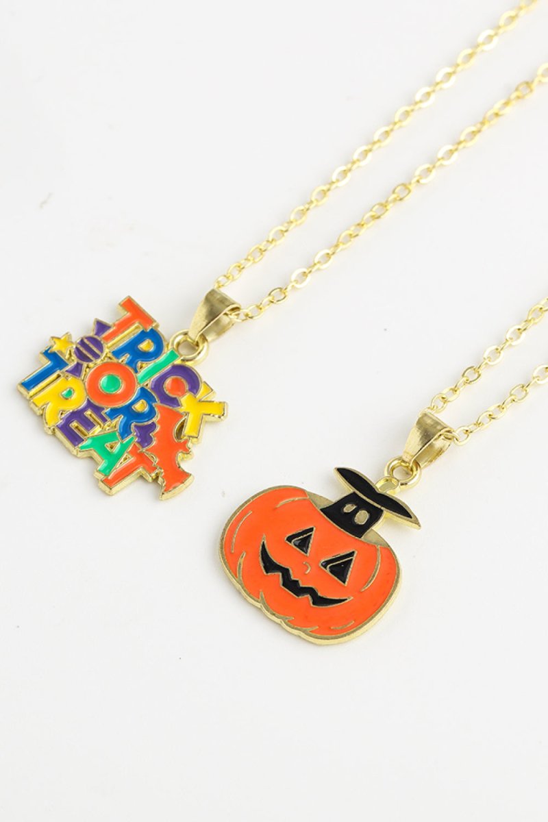 Two - Piece Halloween Theme Necklace Set - S. M. & Co.