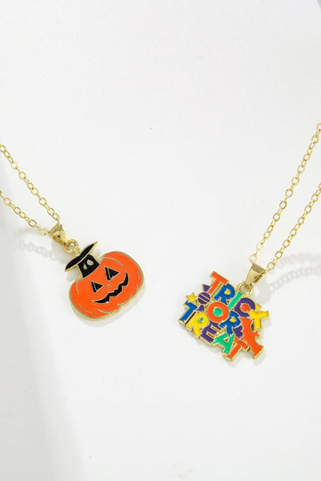 Two - Piece Halloween Theme Necklace Set - S. M. & Co.