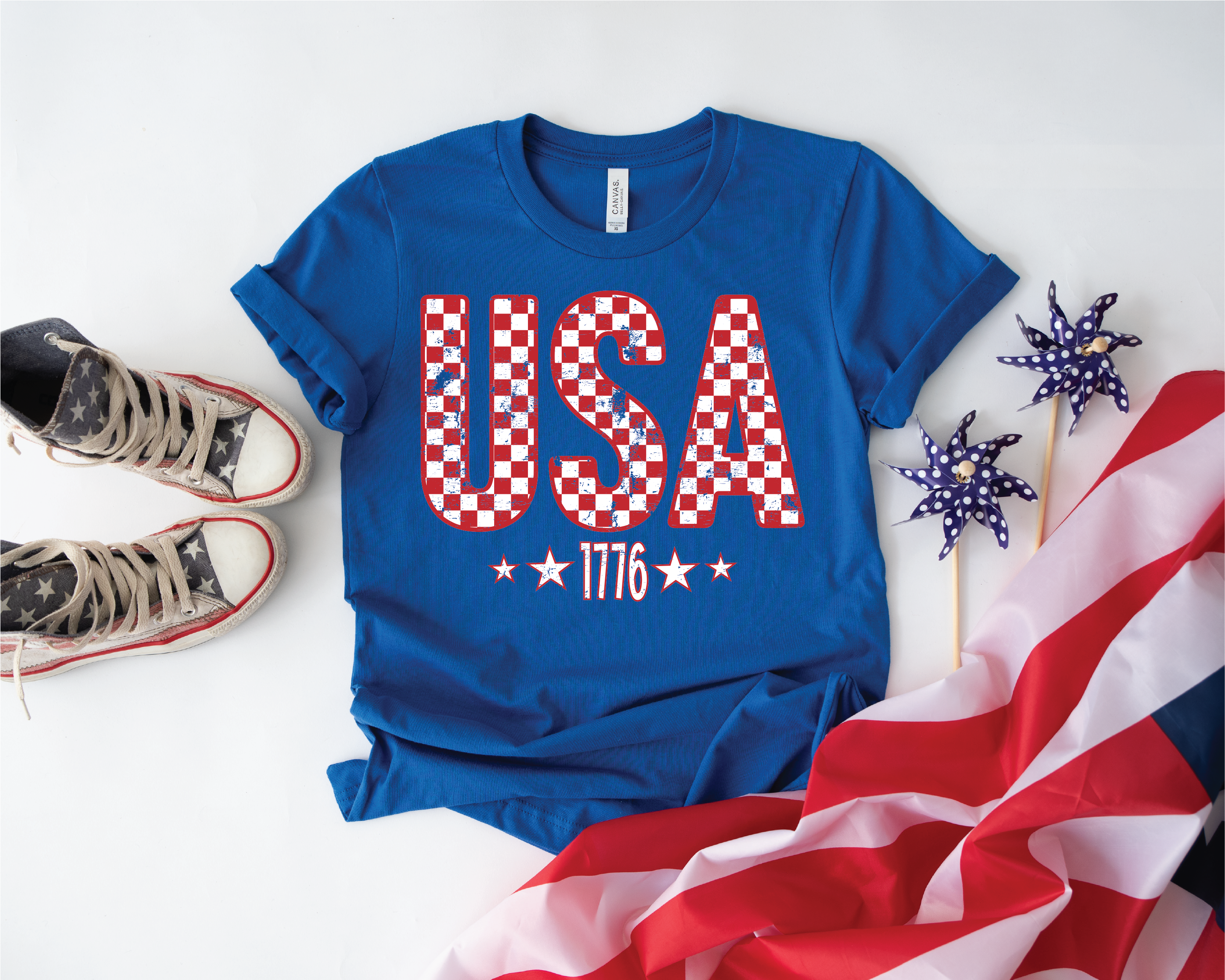 USA 1776 Patriotic Graphic Tee